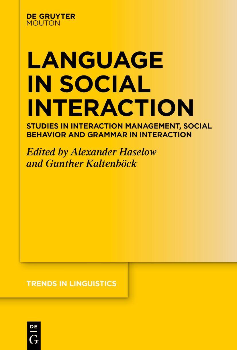 Vorderes Coverbild Language in Social Interaction