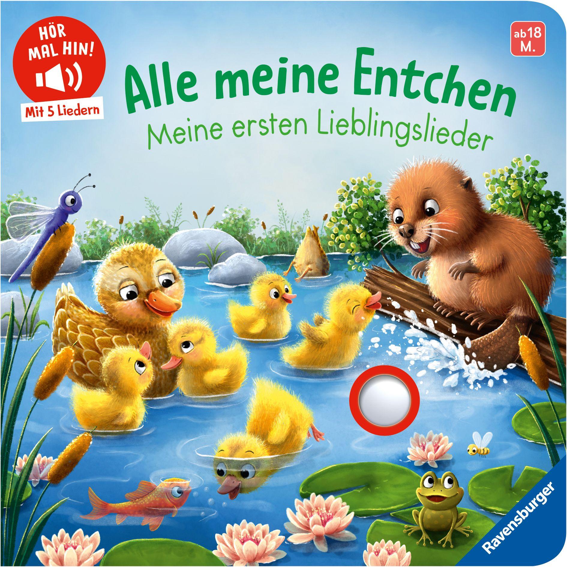 Vorderes Coverbild Hör mal hin - Alle meine Entchen: Meine ersten Lieblingslieder