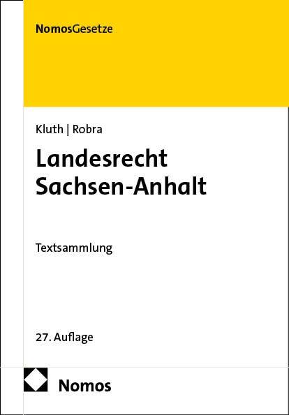 Vorderes Coverbild Landesrecht Sachsen-Anhalt
