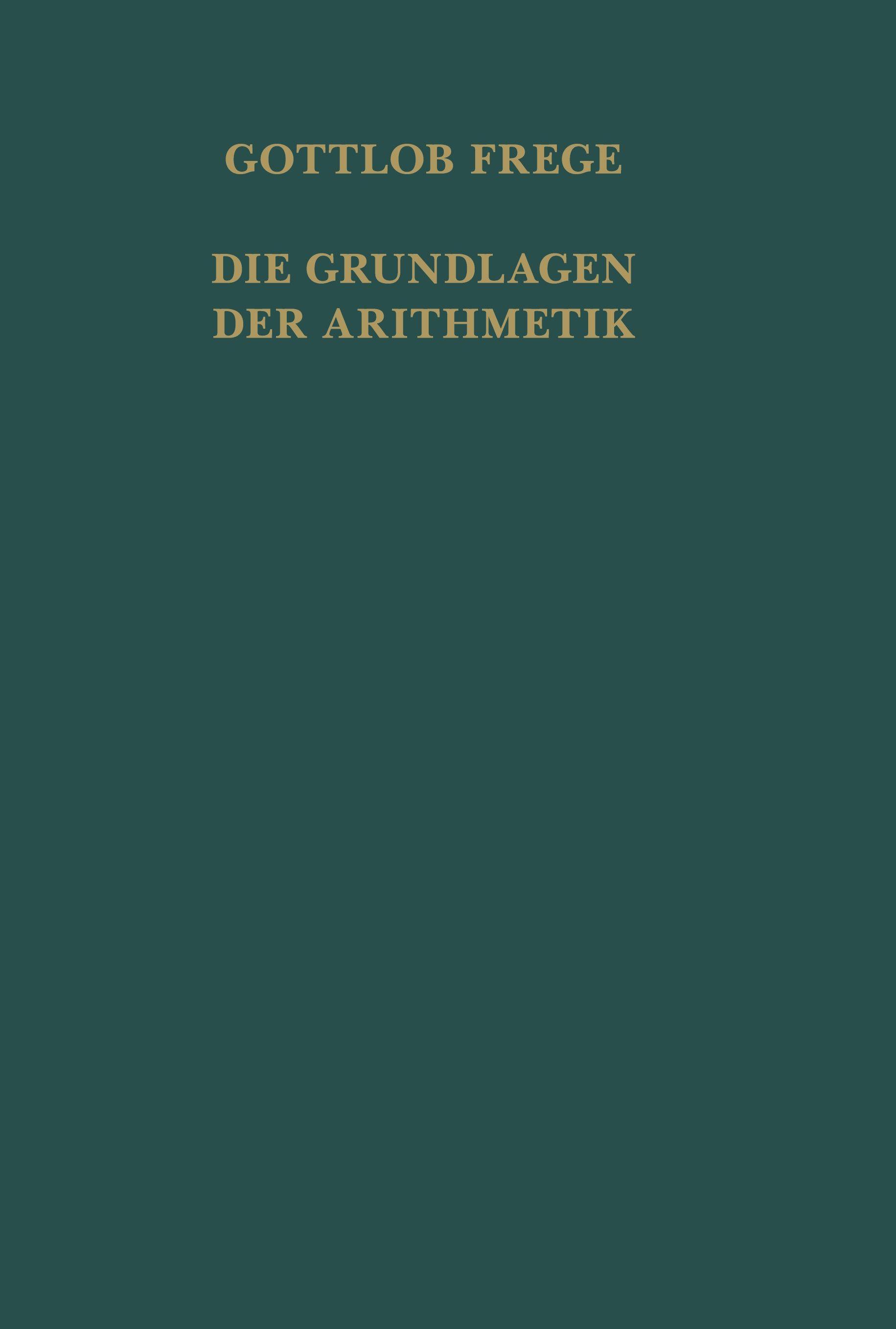 Vorderes Coverbild Die Grundlagen der Arithmetik
