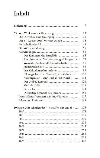 Beispielinhalt (Bild) Merkels Werk - Unser Untergang