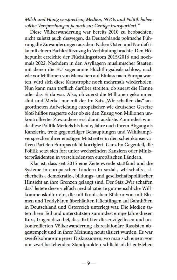 Beispielinhalt (Bild) Merkels Werk - Unser Untergang