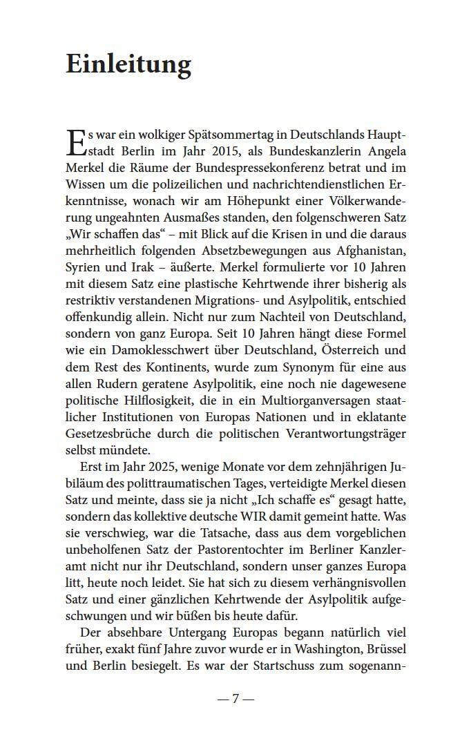 Beispielinhalt (Bild) Merkels Werk - Unser Untergang