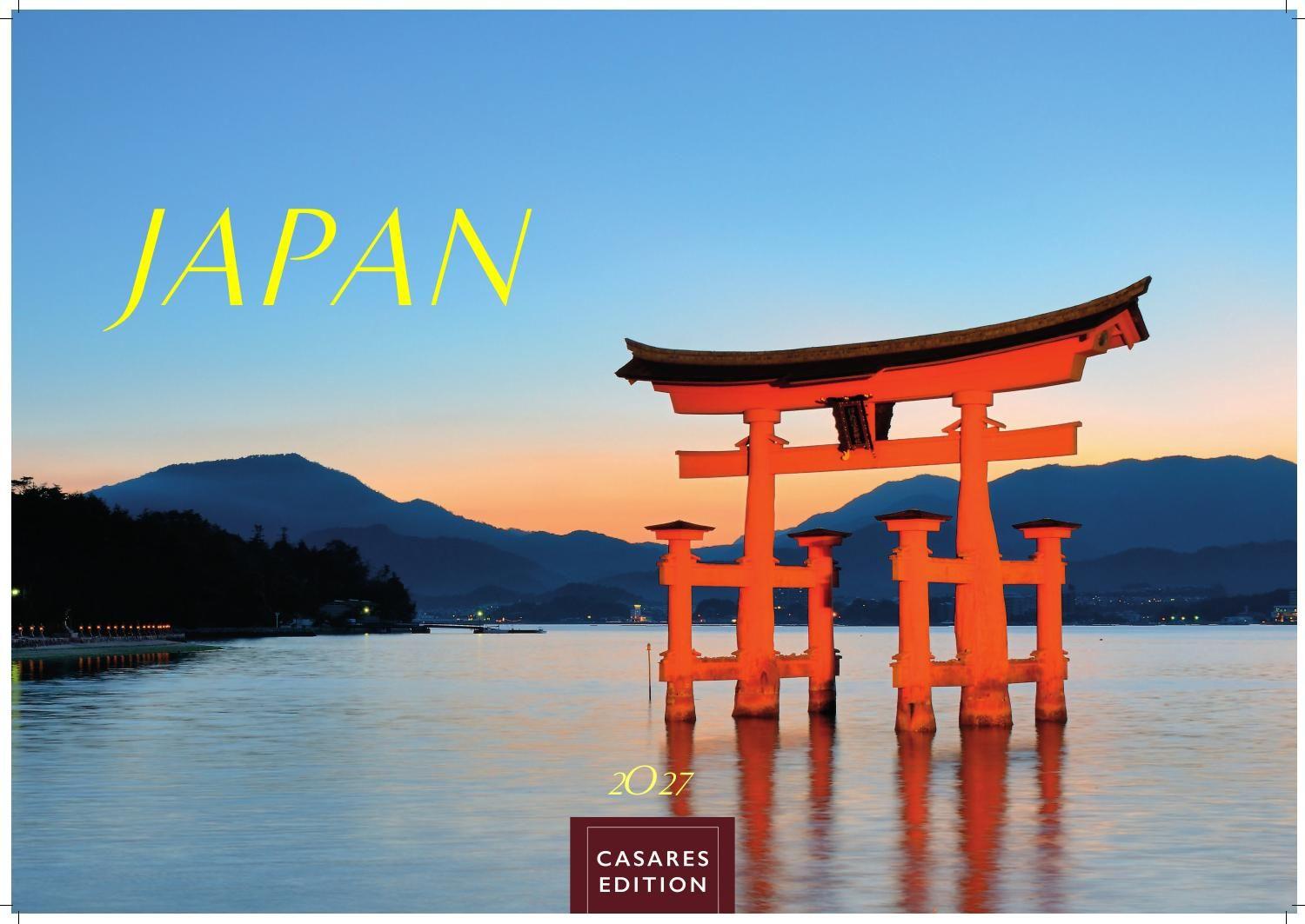 Vorderes Coverbild Japan Kalender 2027 - Wandkalender | Fotokalender Asien 24x35cm - Hochwertiger . mit landestypischen Motiven | Perfekt für Japan-Liebhaber