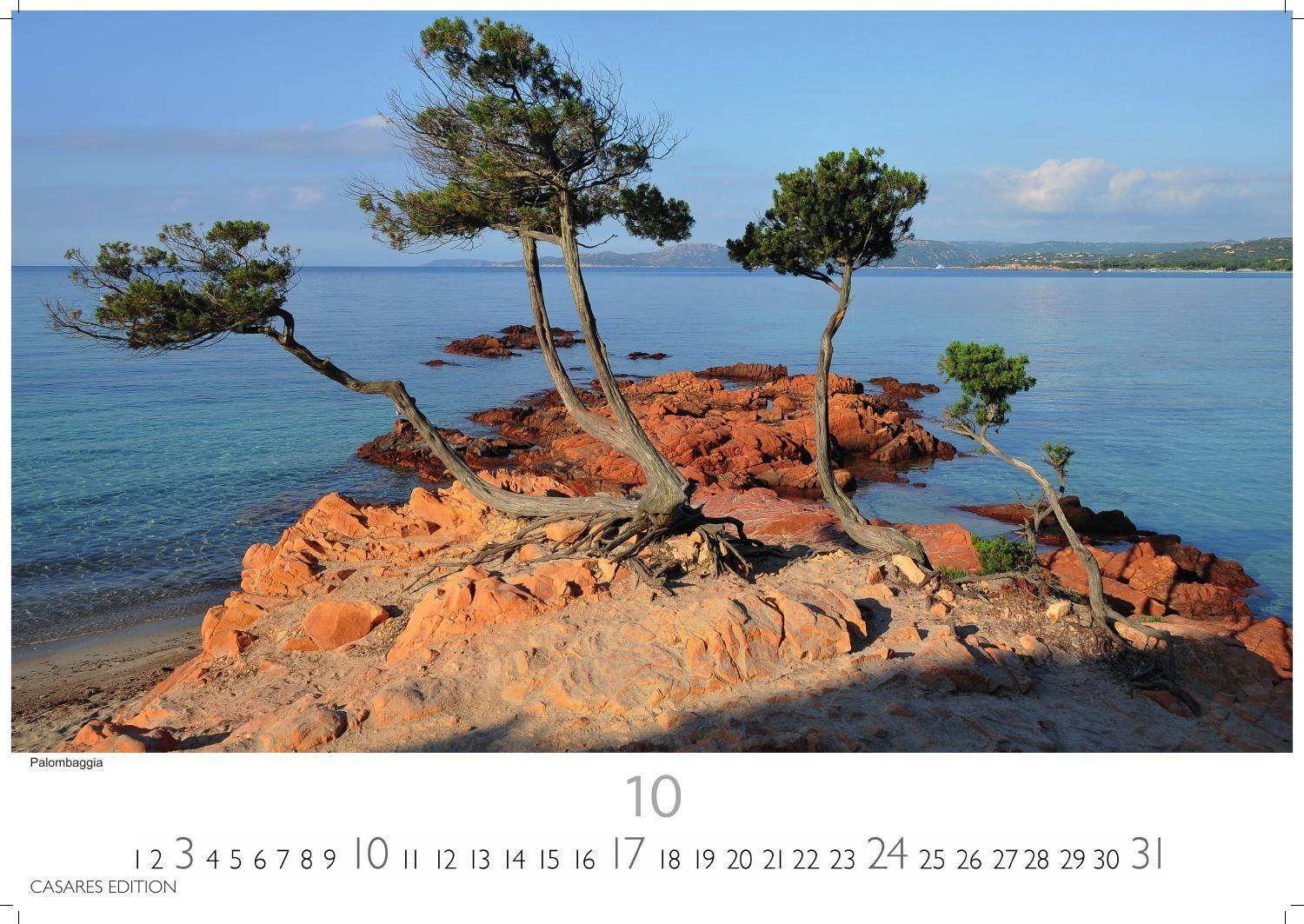 Beispielinhalt (Bild) Korsika Kalender 2027 - Wandkalender | Fotokalender Frankreich 24x35cm - . mit atemberaubenden Fotografien der Insel.