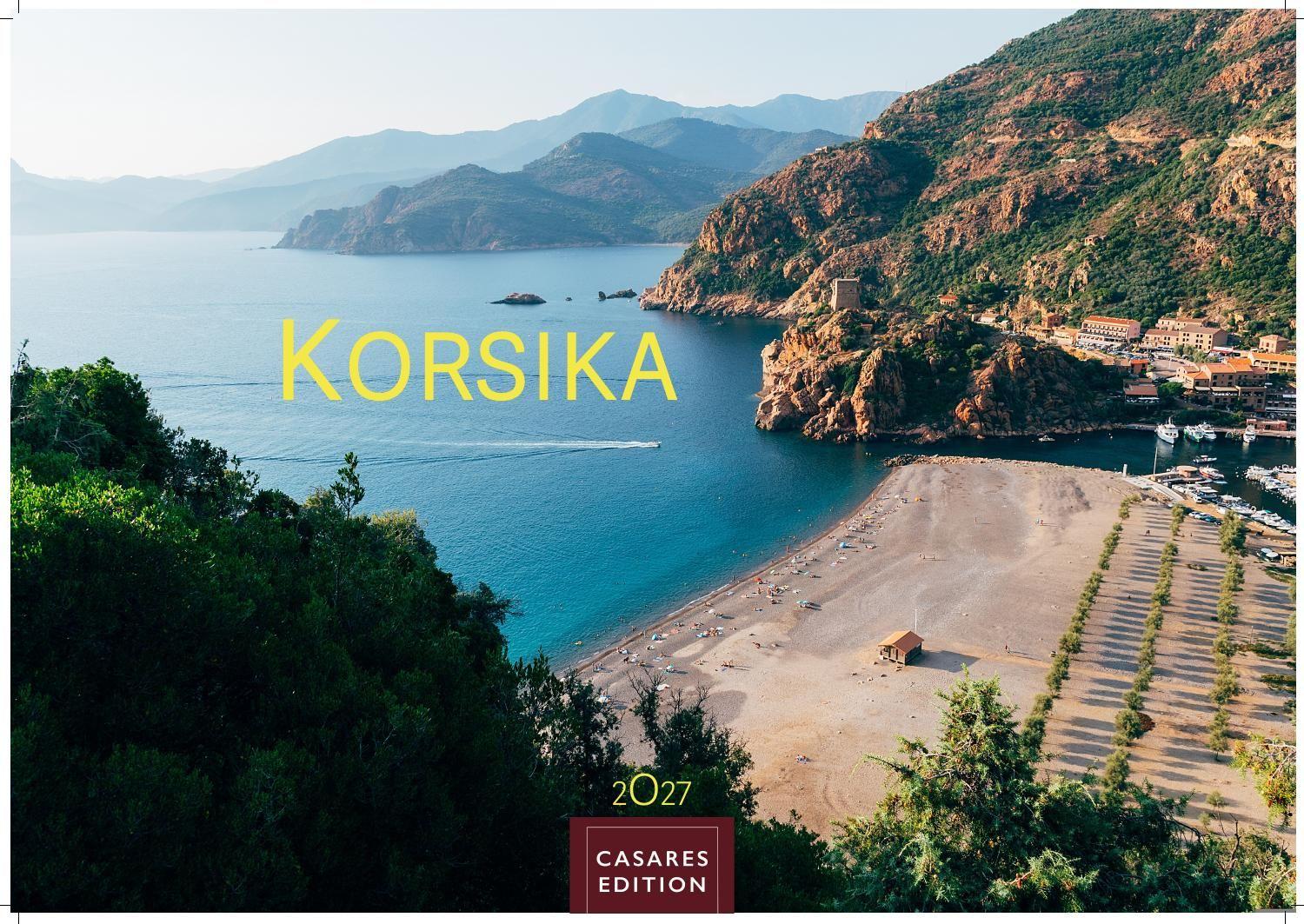 Vorderes Coverbild Korsika Kalender 2027 - Wandkalender | Fotokalender Frankreich 24x35cm - . mit atemberaubenden Fotografien der Insel.