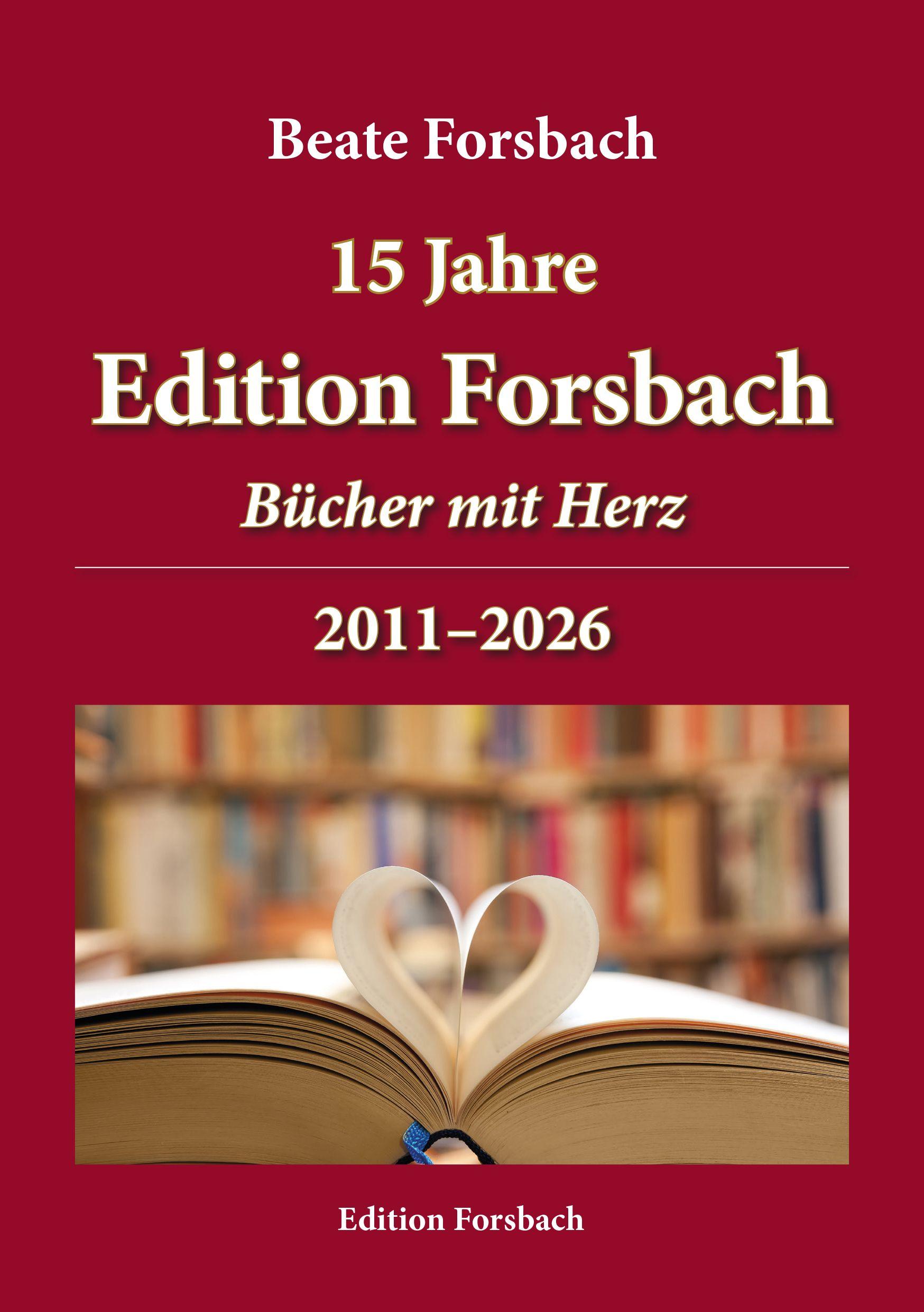 Vorderes Coverbild 15 Jahre Edition Forsbach