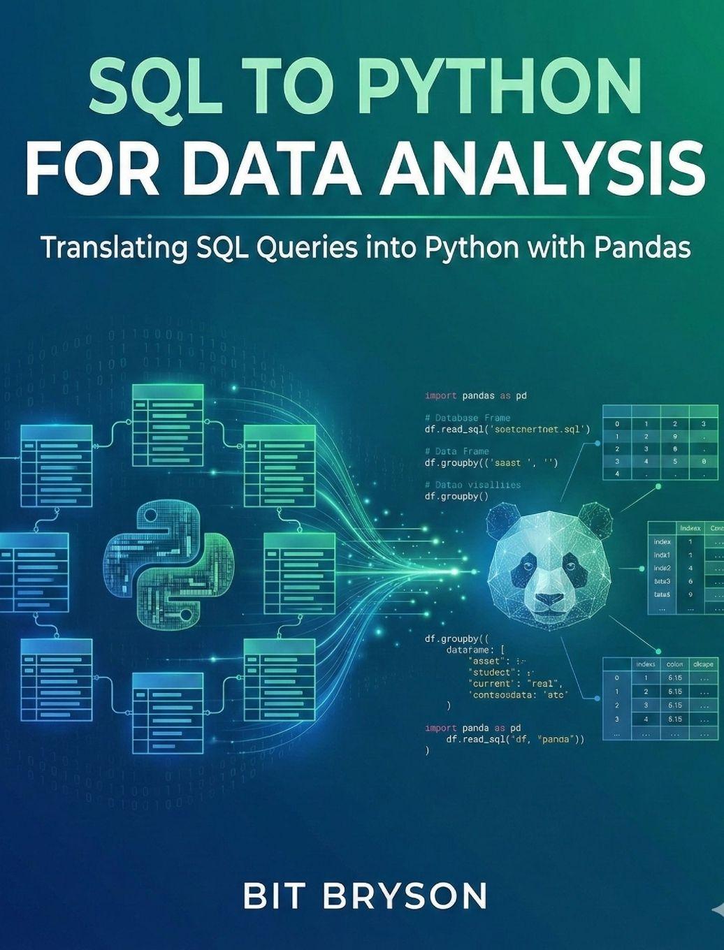 Vorderes Coverbild SQL to Python for Data Analysis