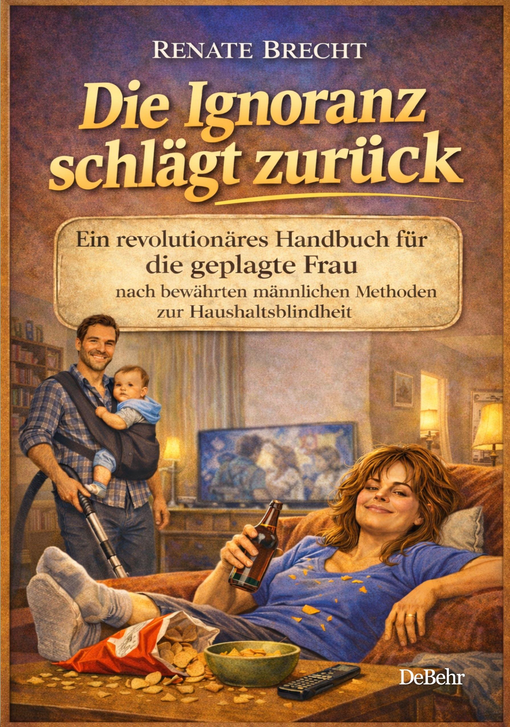 Vorderes Coverbild Die Ignoranz schlägt zurück - Ein revolutionäres Handbuch für die geplagte Frau nach bewährten männlichen Methoden zur Haushaltsblindheit