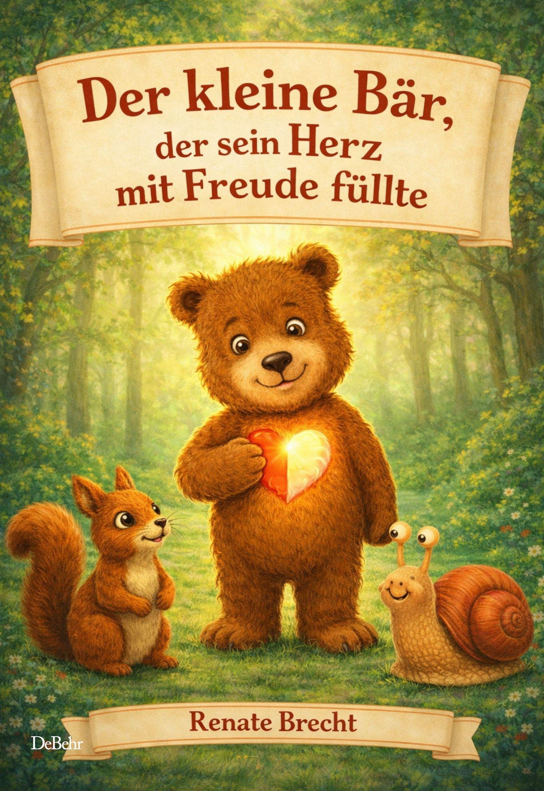 Vorderes Coverbild Der kleine Bär, der sein Herz mit Freude füllte