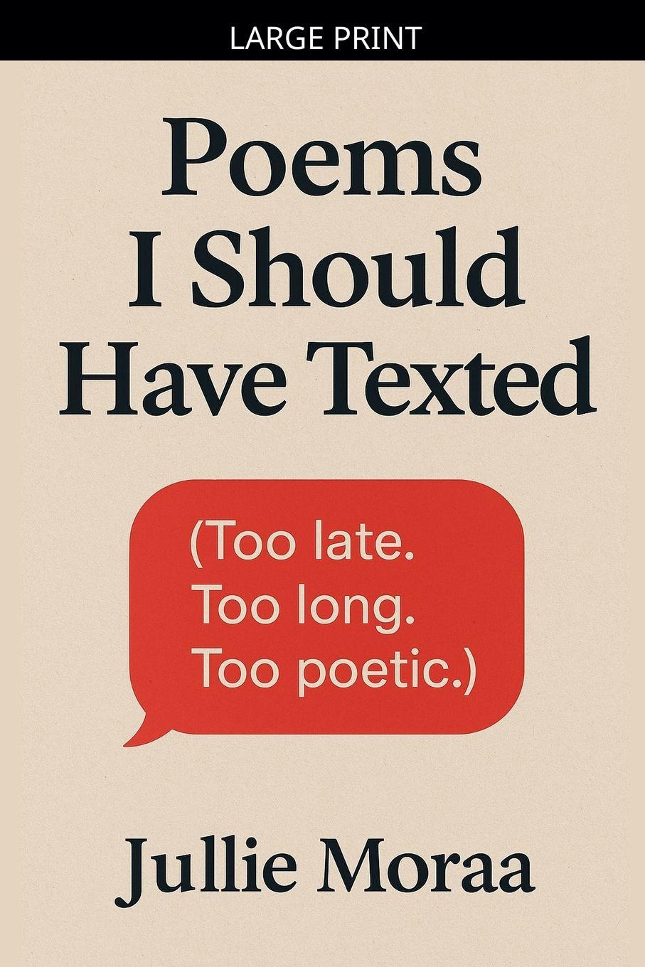 Vorderes Coverbild Poems I Should Have Texted