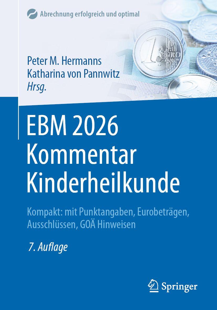 Vorderes Coverbild EBM 2026 Kommentar Kinderheilkunde