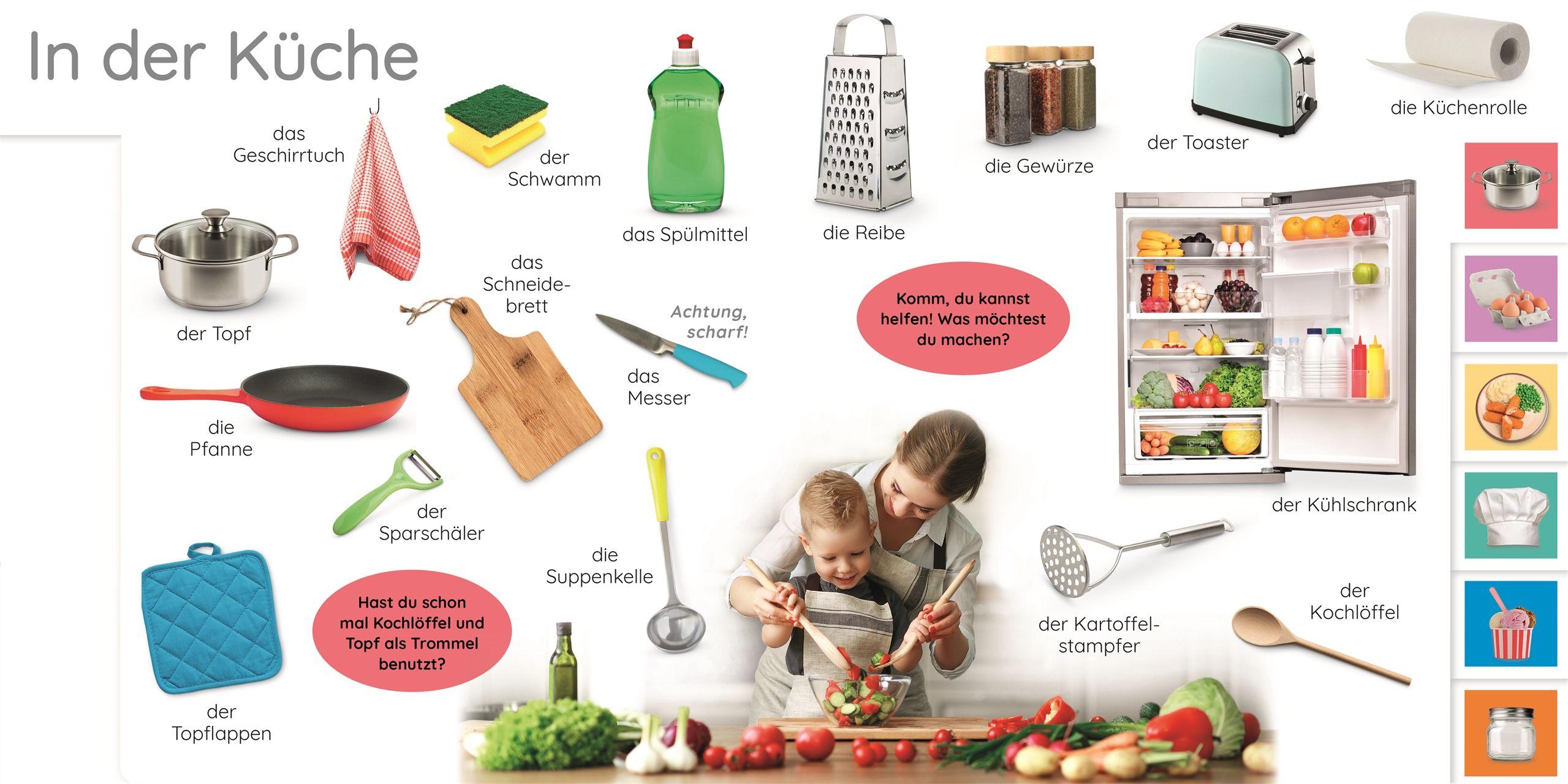 Beispielinhalt (Bild) Erstes Lernen. Essen und Trinken