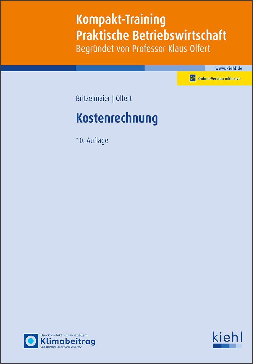 Vorderes Coverbild Kompakt-Training Kostenrechnung