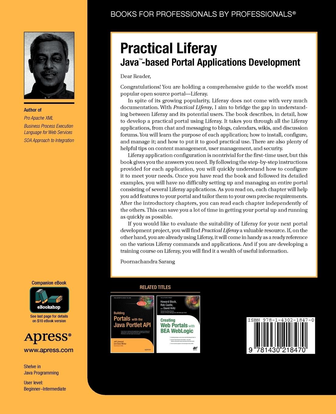 Rückseitencover Practical Liferay