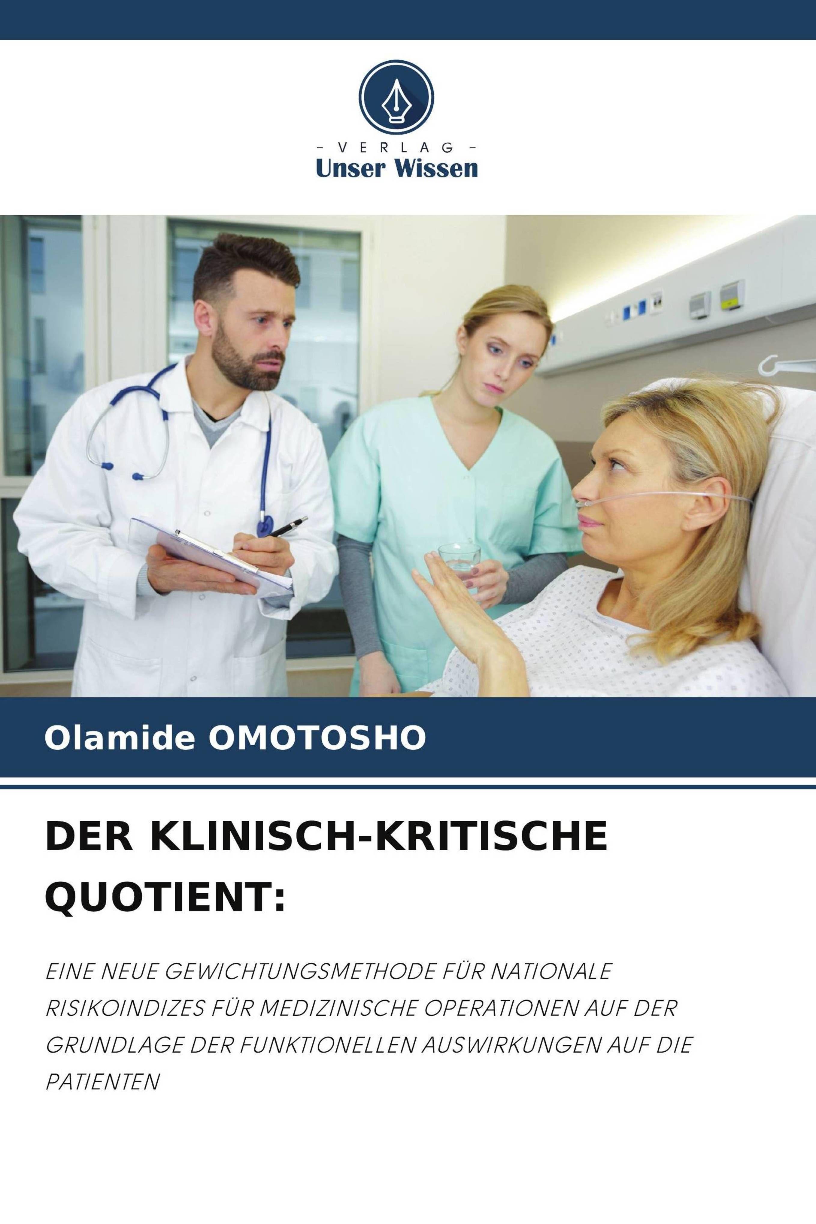 Vorderes Coverbild DER KLINISCH-KRITISCHE QUOTIENT: