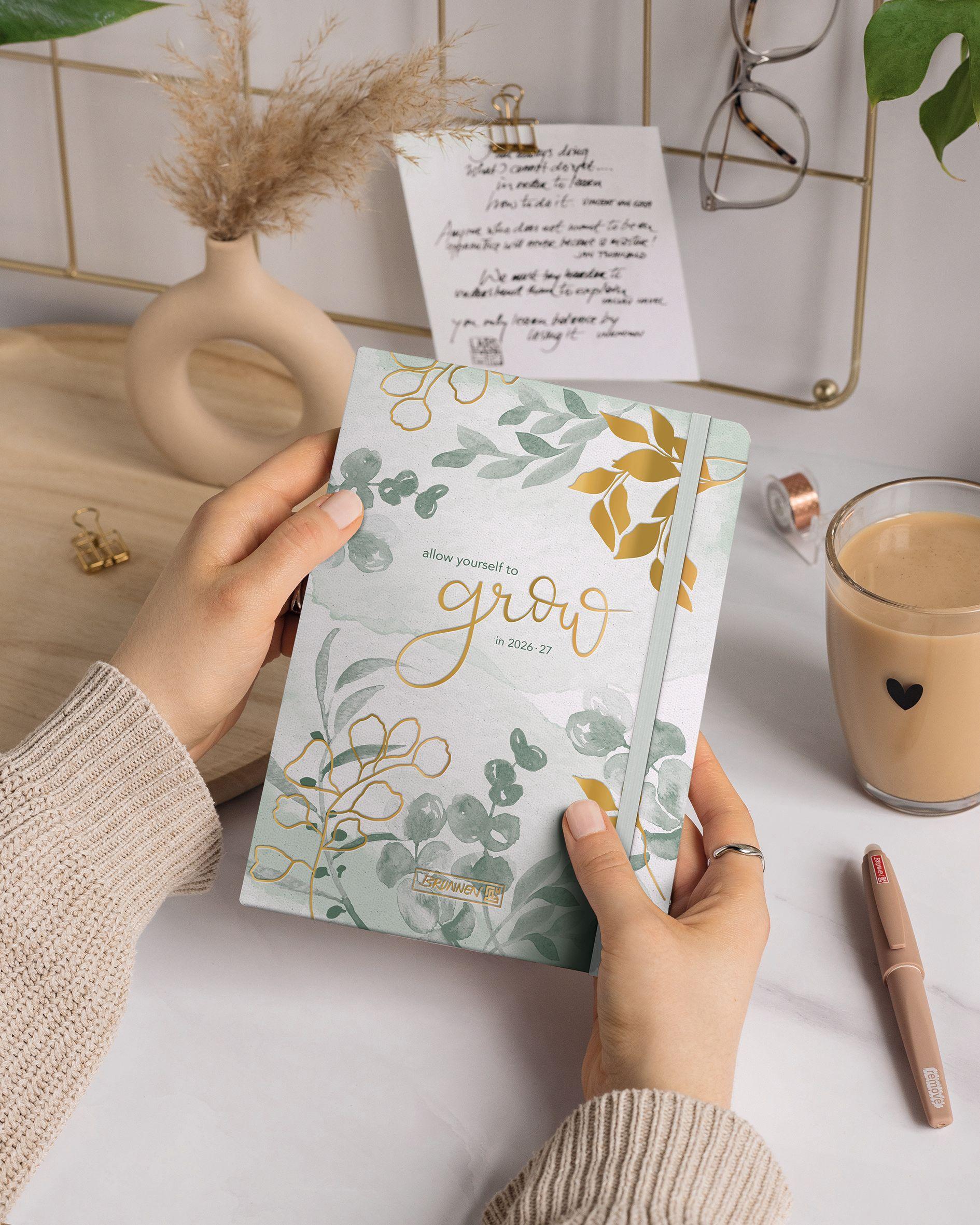 Beispielinhalt (Bild) Schülerkalender 2026/2027 "Bloom" | A5, Textil