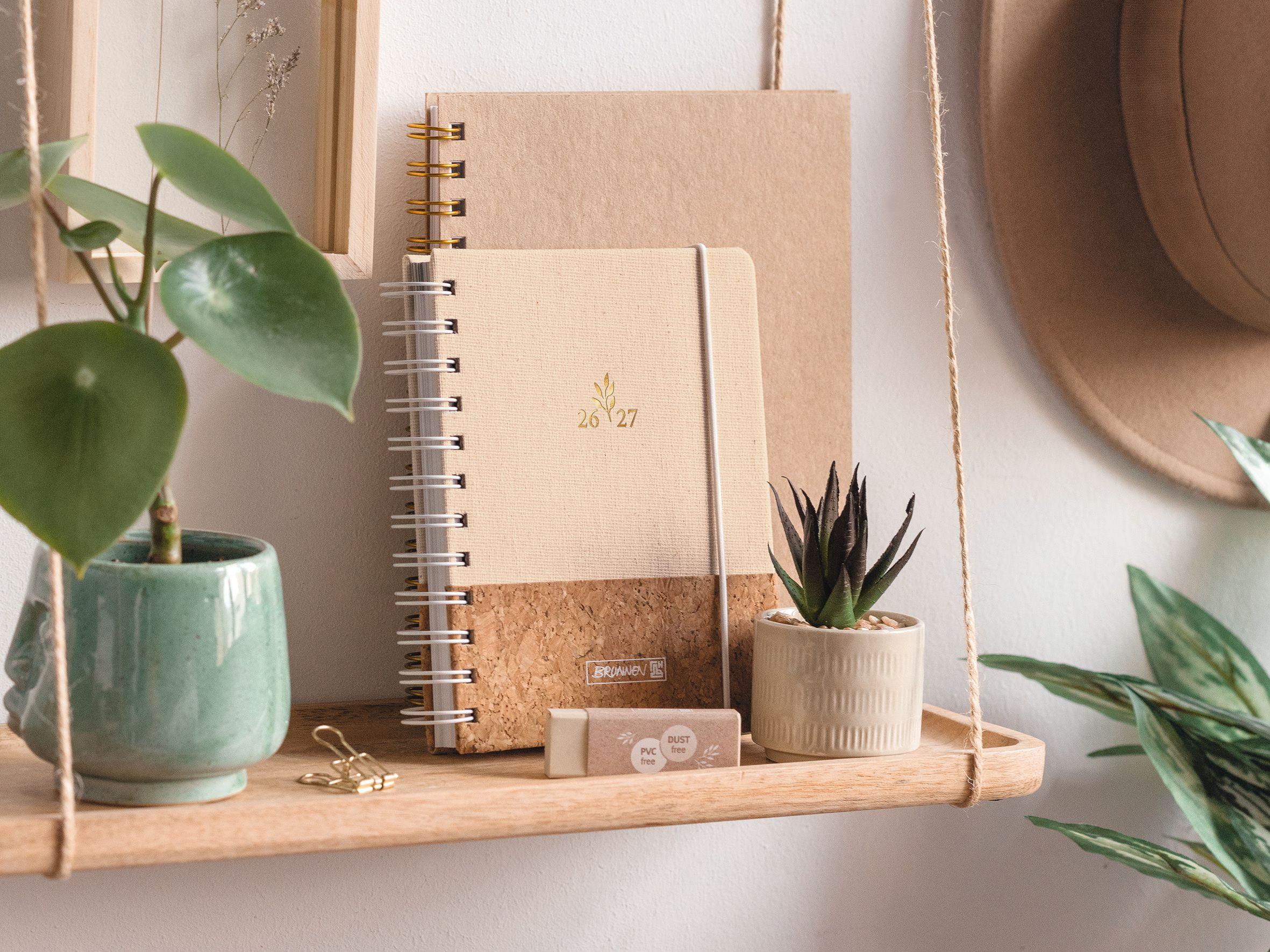 Beispielinhalt (Bild) Schülerkalender 2026/2027 "Naturality" | A5, Textil