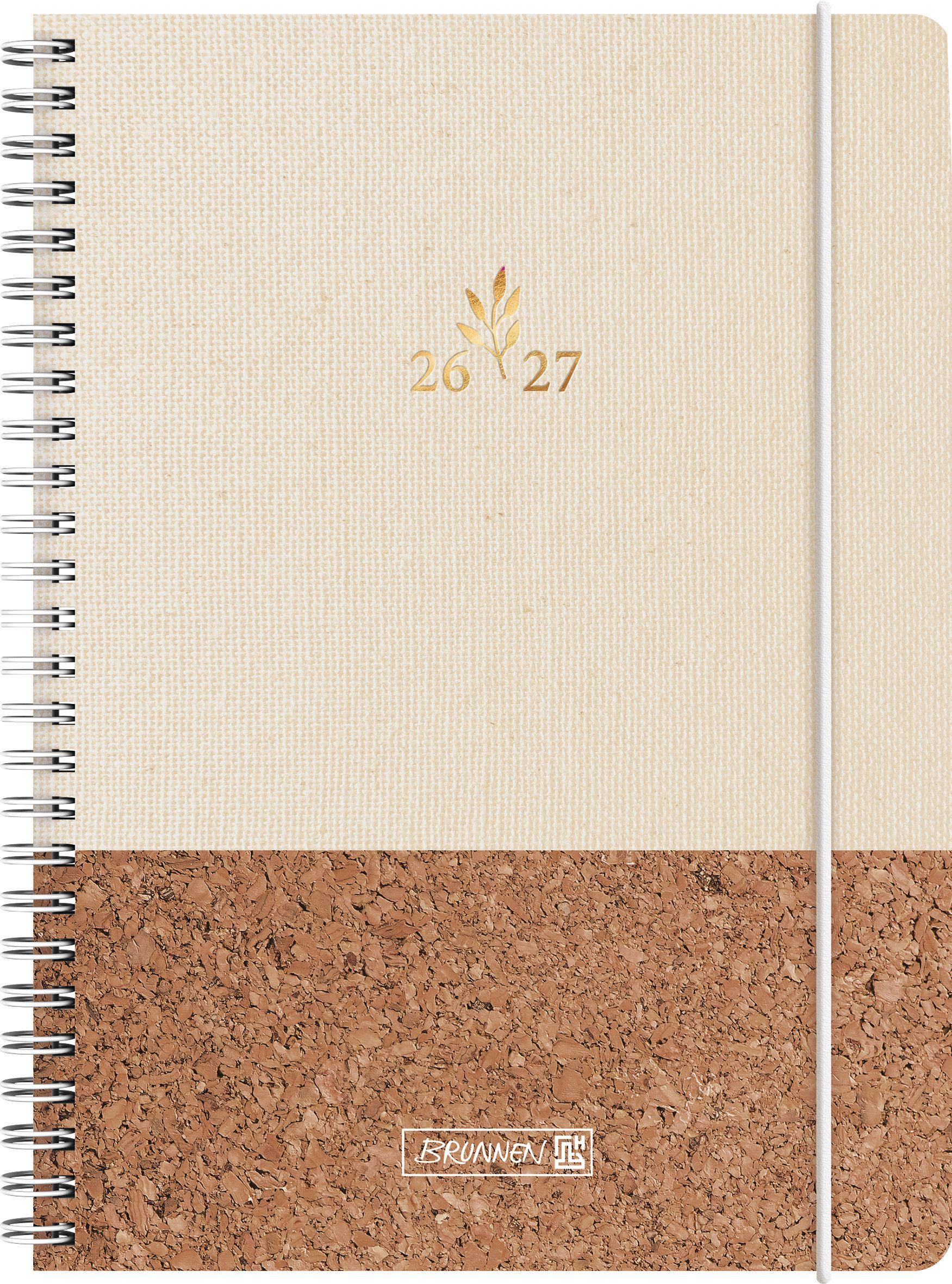 Vorderes Coverbild Schülerkalender 2026/2027 "Naturality" | A5, Textil