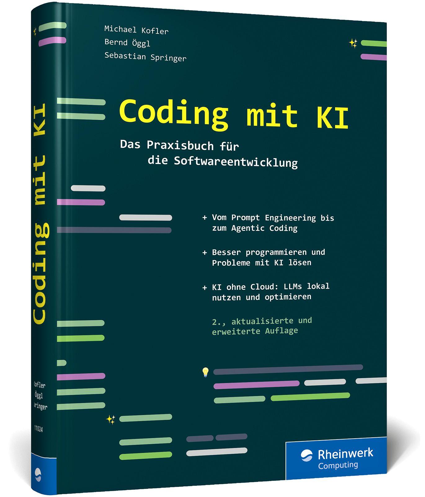 Vorderes Coverbild Coding mit KI