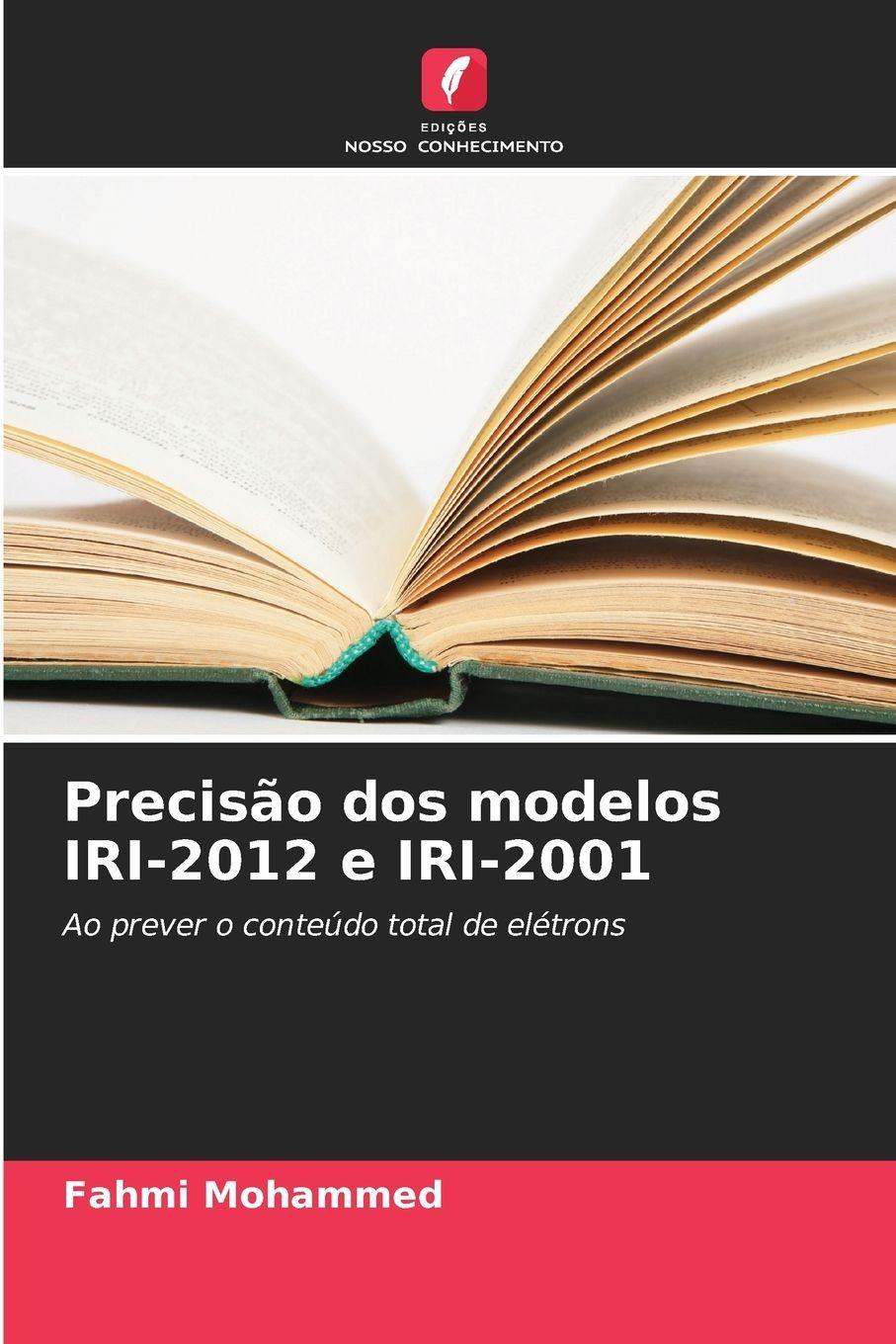 Vorderes Coverbild Precisão dos modelos IRI-2012 e IRI-2001