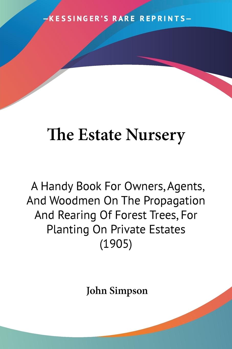 Vorderes Coverbild The Estate Nursery