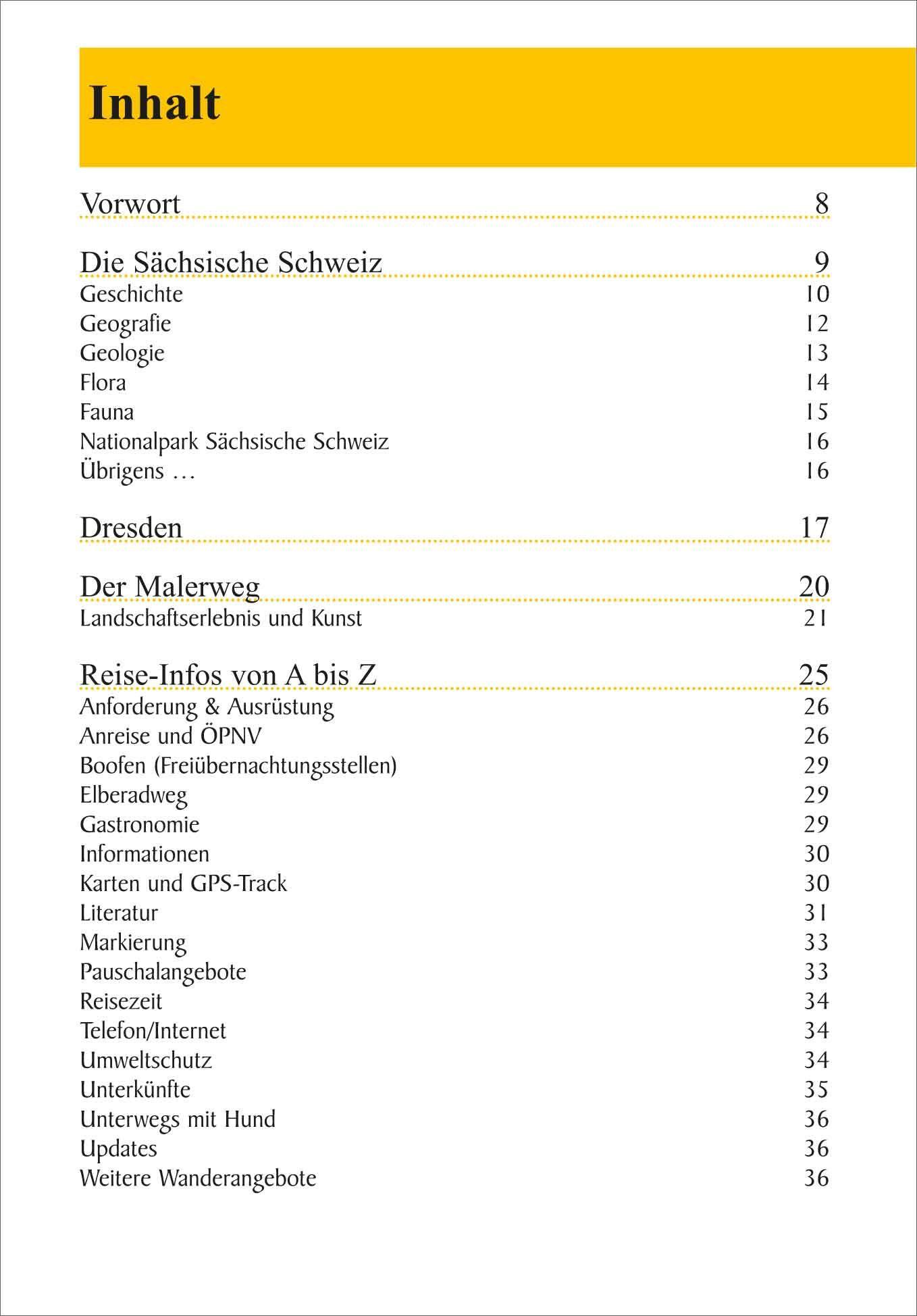 Beispielinhalt (Bild) Malerweg