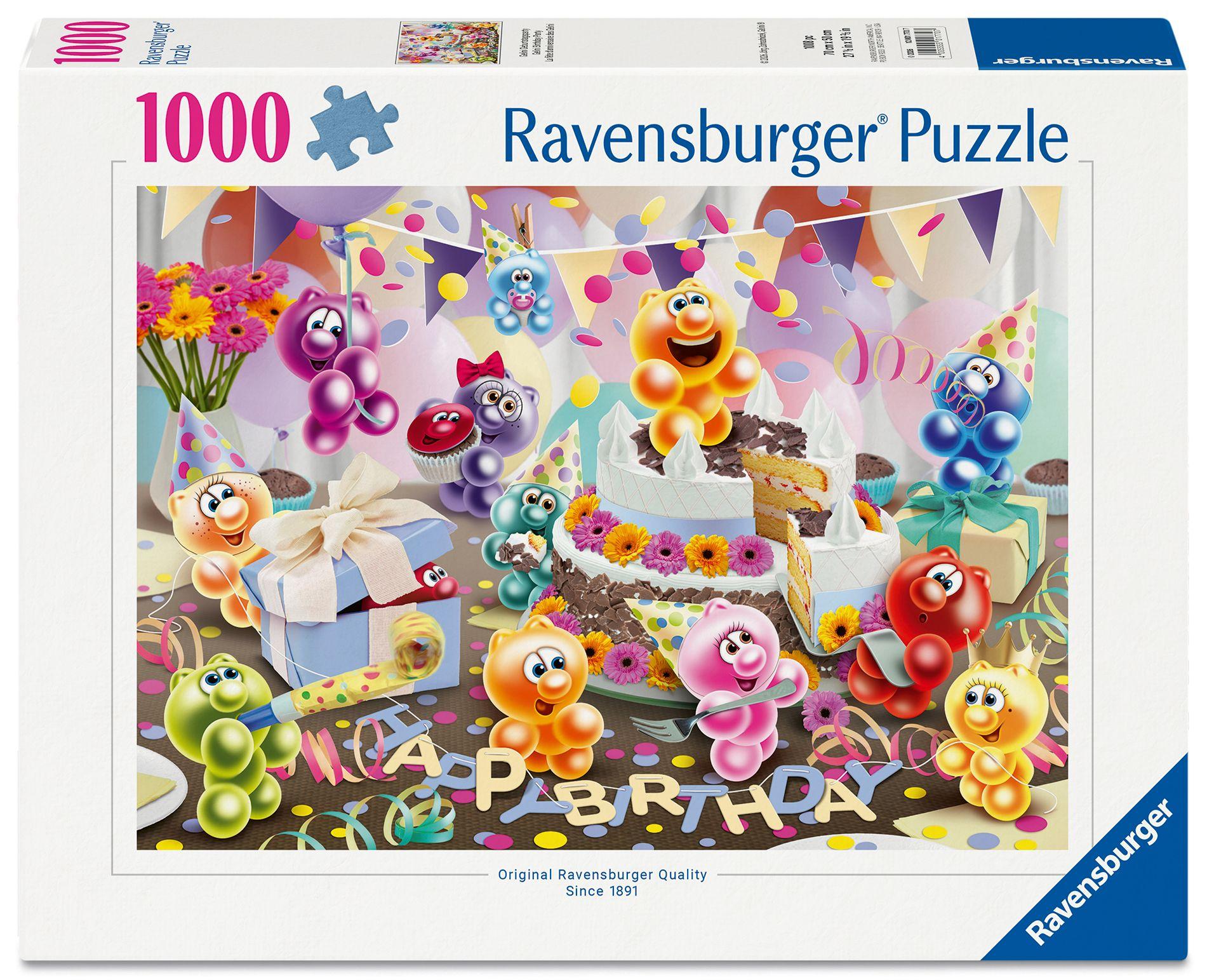Vorderes Coverbild Erwachsenenpuzzle 1000 Teile - Gelini Geburtstagsparty