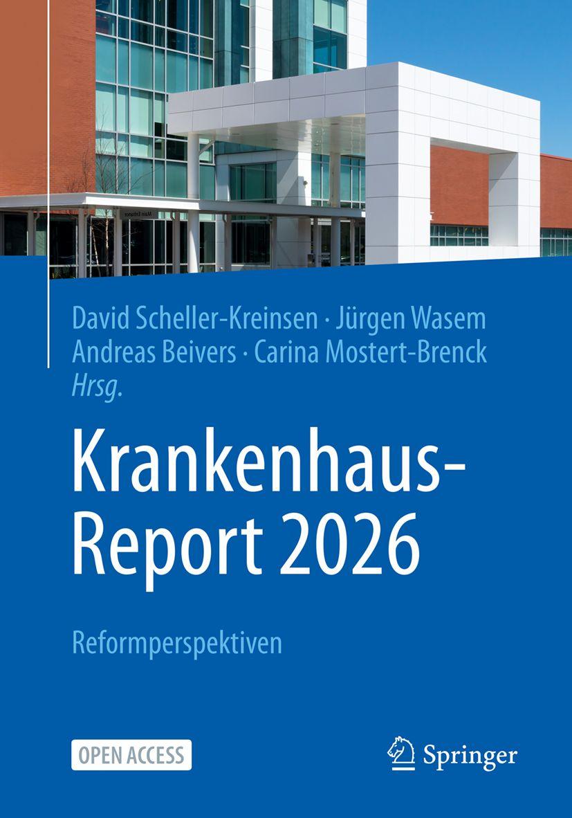 Vorderes Coverbild Krankenhaus-Report 2026