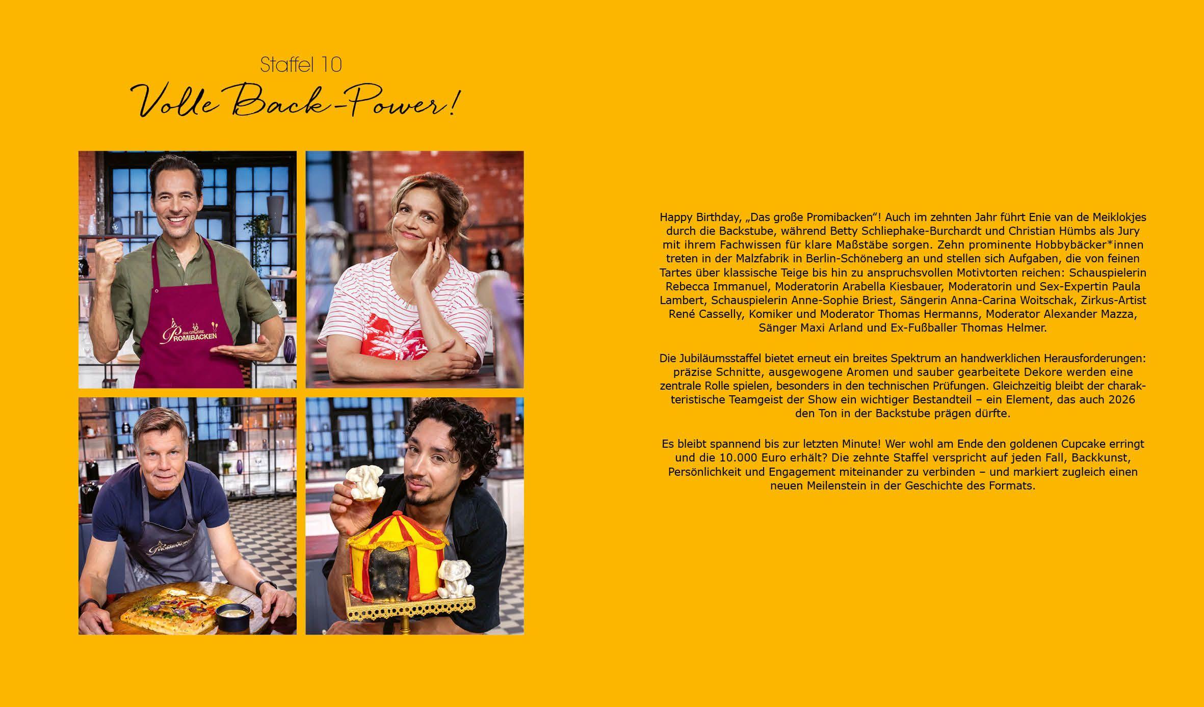 Beispielinhalt (Bild) Das große Promibacken