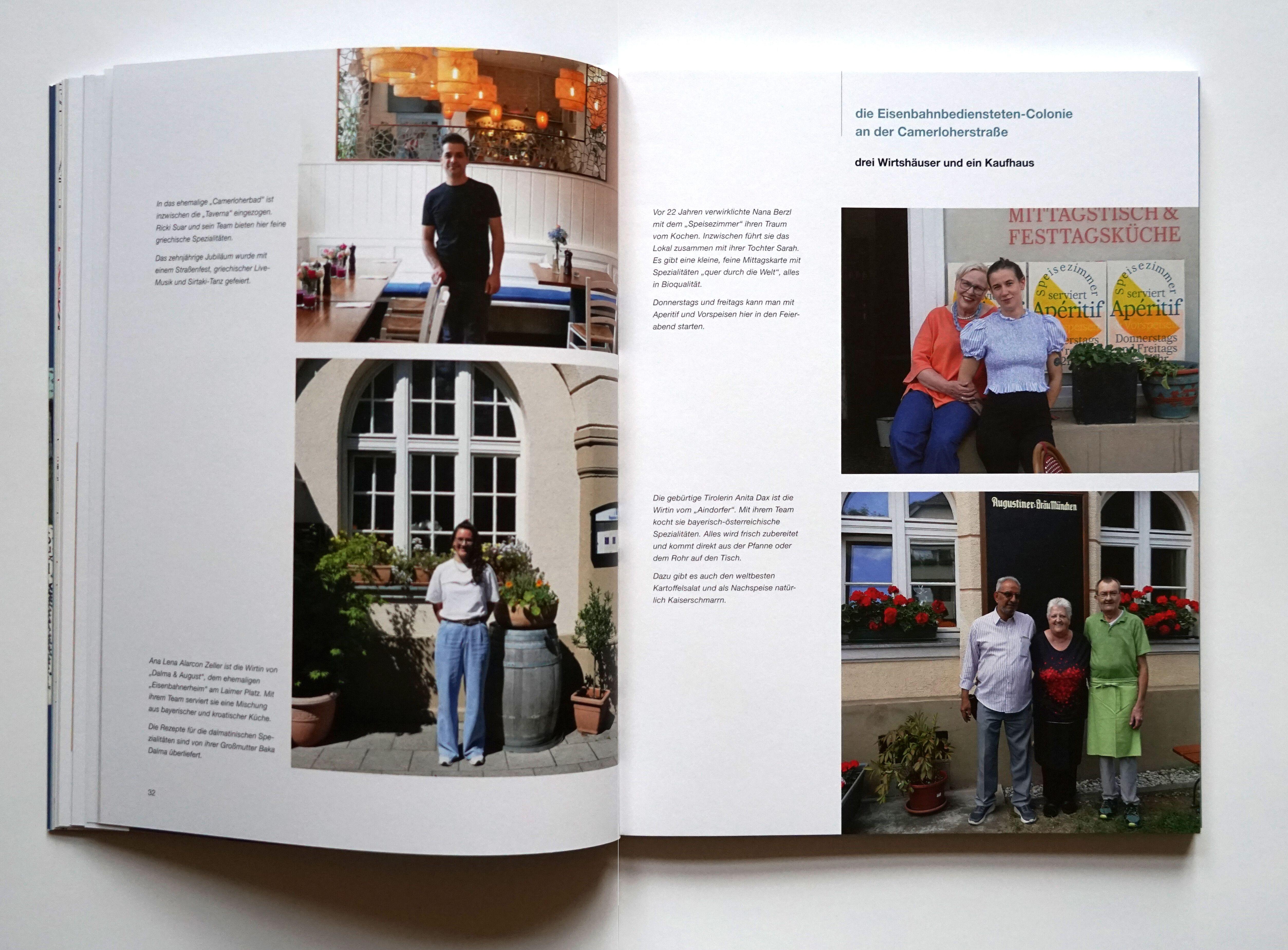 Beispielinhalt (Bild) Die ersten Eisenbahner-Colonien in Laim