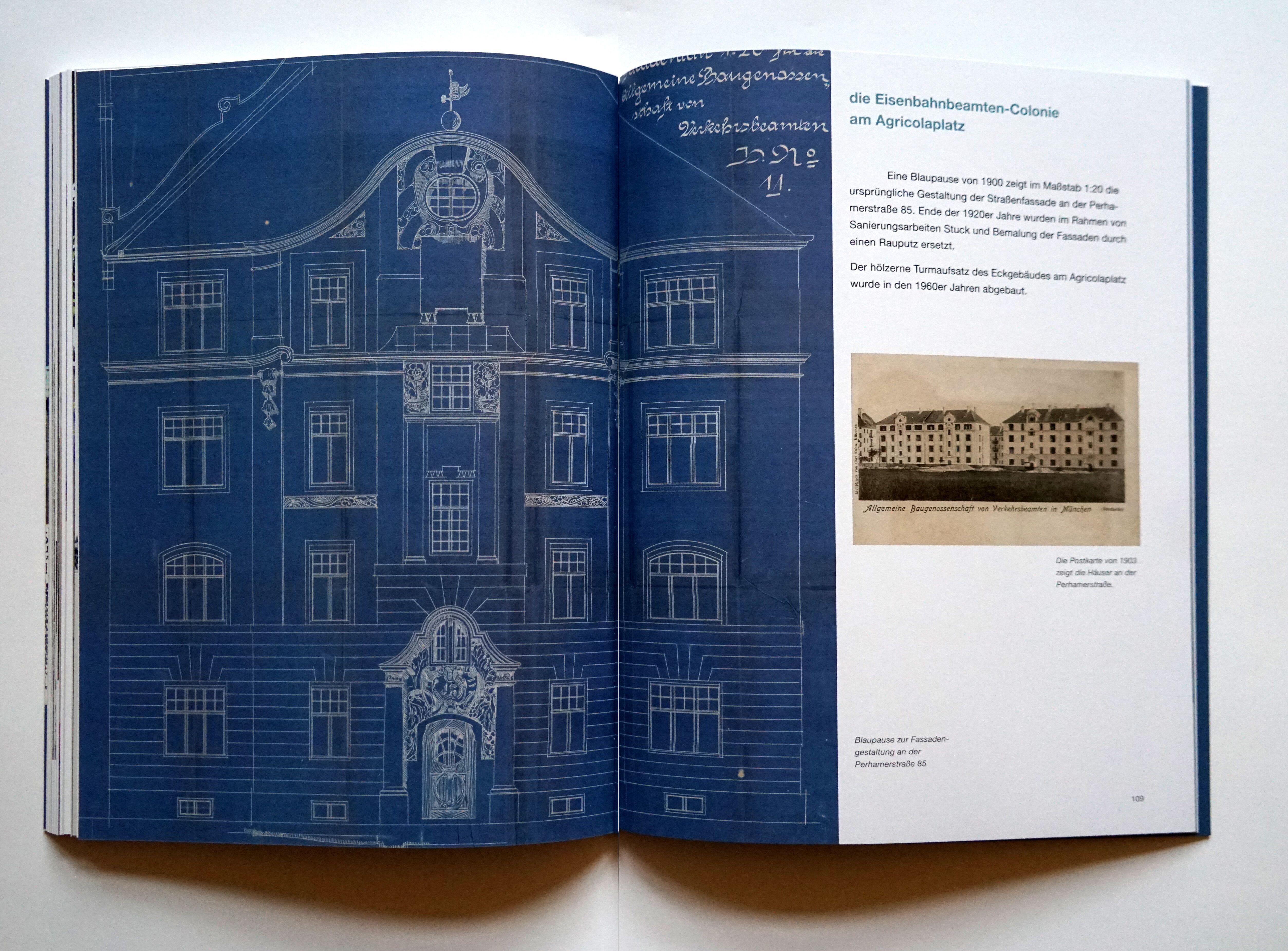 Beispielinhalt (Bild) Die ersten Eisenbahner-Colonien in Laim