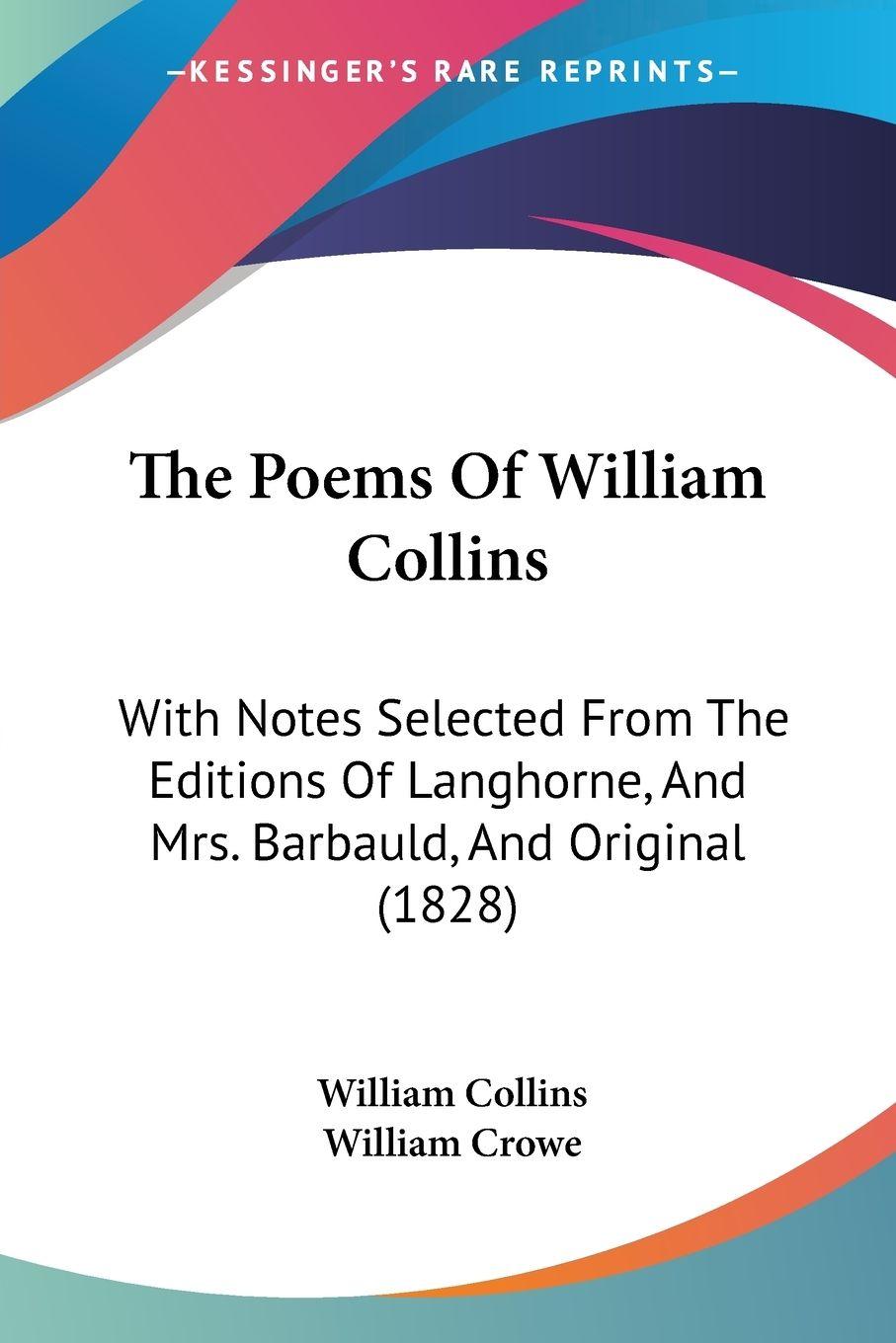 Vorderes Coverbild The Poems Of William Collins