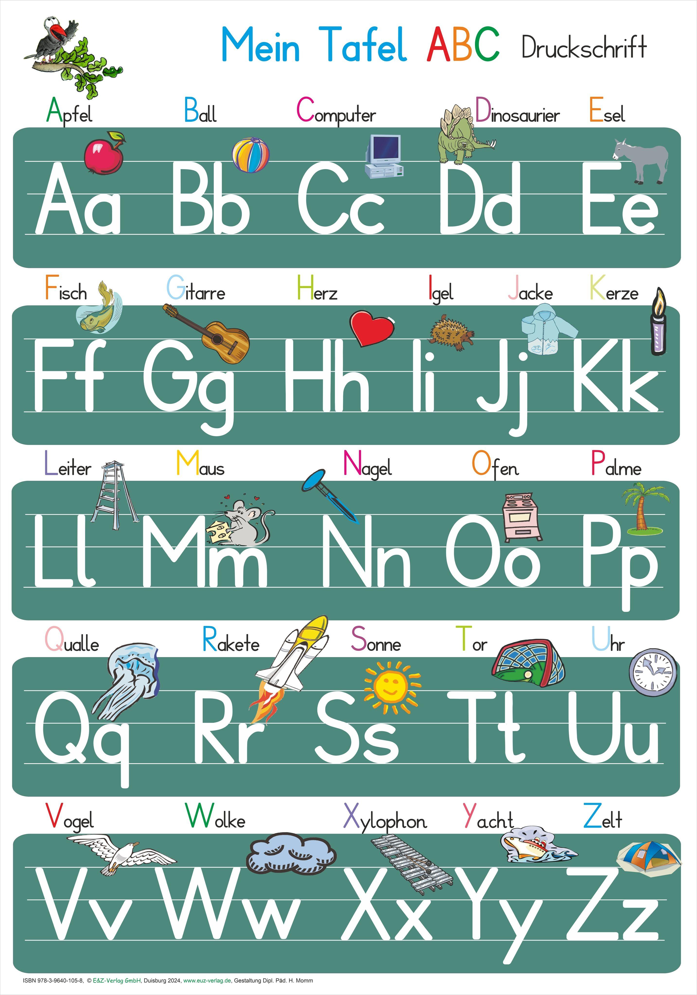 Vorderes Coverbild Mein Tafel-ABC in Druckschrift