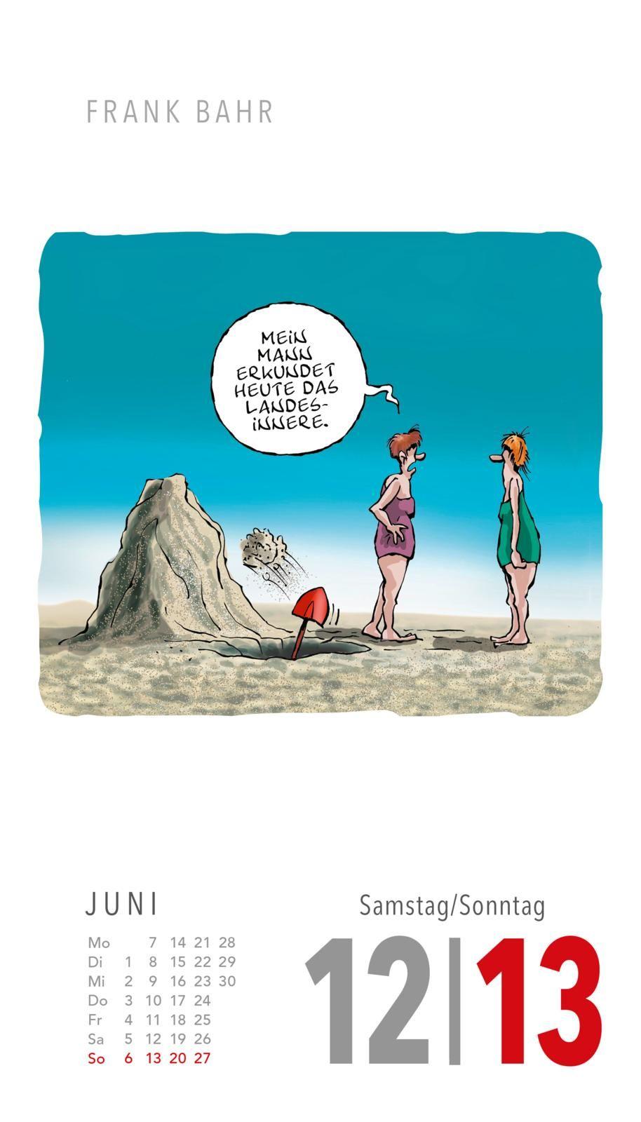 Beispielinhalt (Bild) Fiese Bilder Cartoons für jeden Tag 2027: Tagesabreißkalender