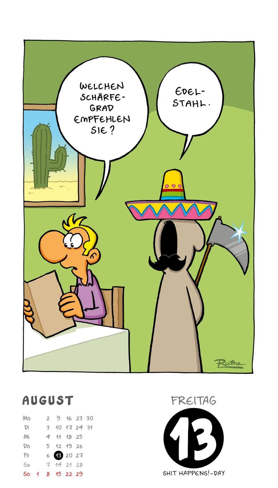 Beispielinhalt (Bild) Shit happens Daily! - Tagesabreißkalender 2027