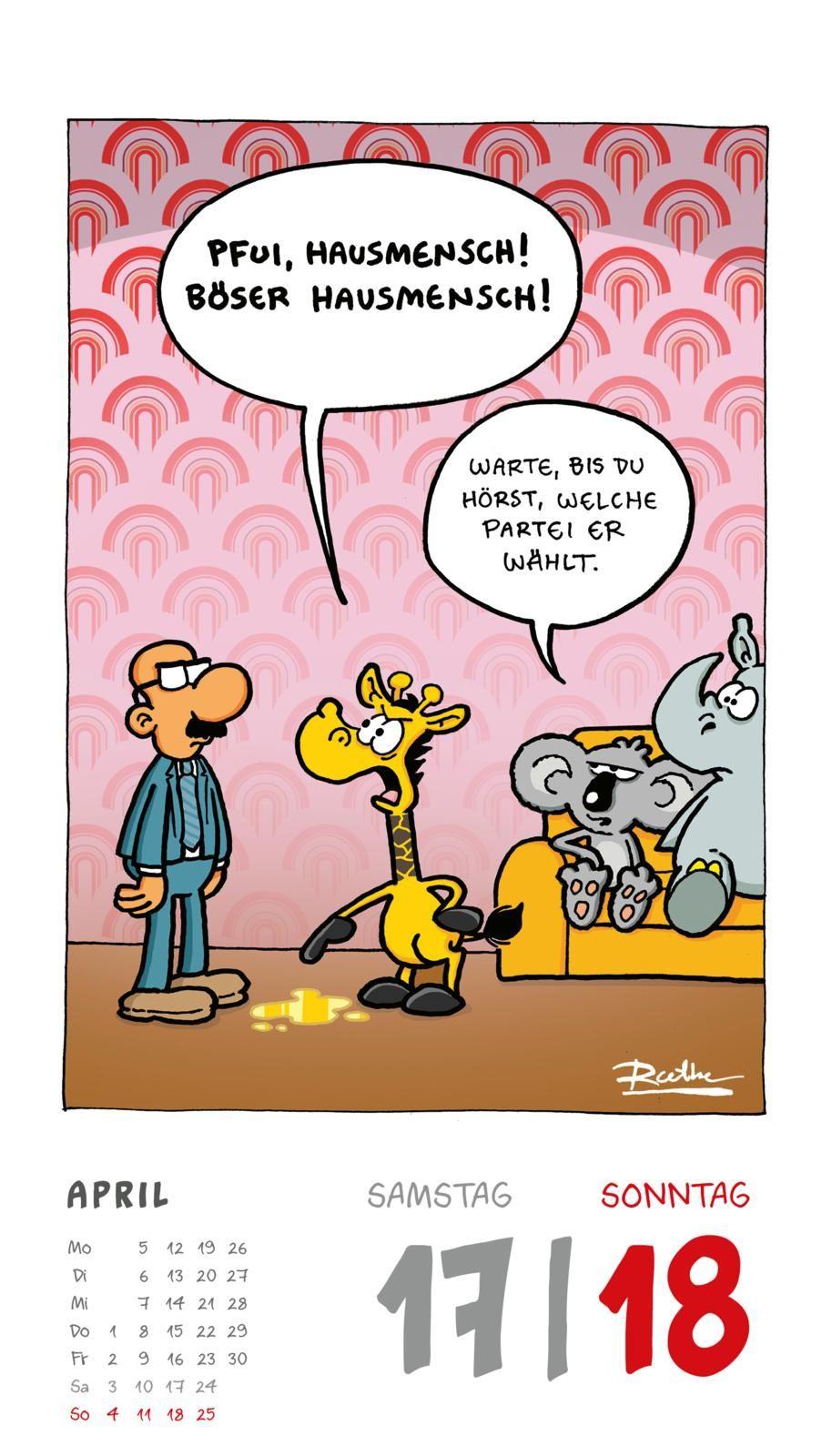 Beispielinhalt (Bild) Shit happens Daily! - Tagesabreißkalender 2027