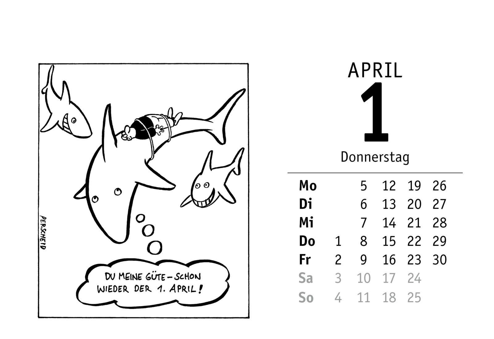 Beispielinhalt (Bild) 365 gute Perscheid-Tage 2027: Tageskalender