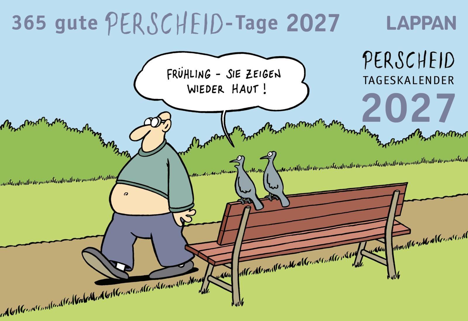 Vorderes Coverbild 365 gute Perscheid-Tage 2027: Tageskalender