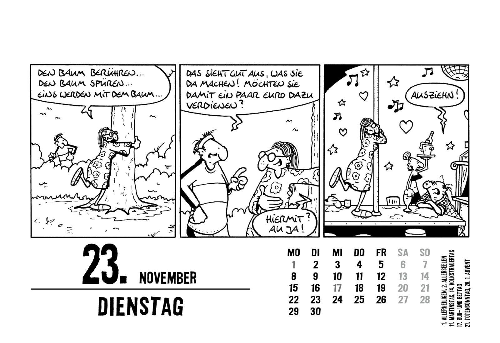 Beispielinhalt (Bild) 365 GUTE (c)TOM-TAGE! 2027: Tageskalender