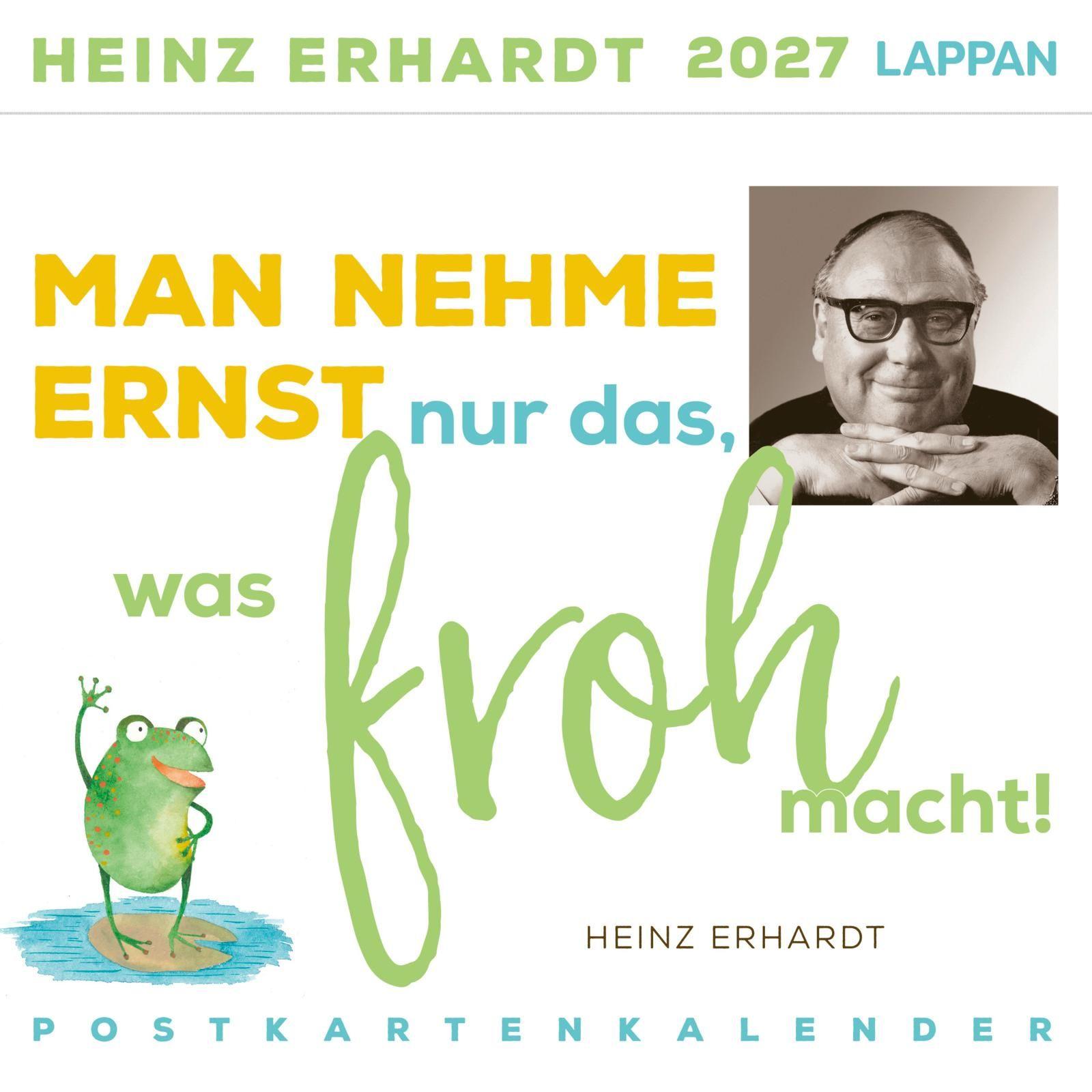 Vorderes Coverbild Heinz Erhardt: Postkartenkalender 2027