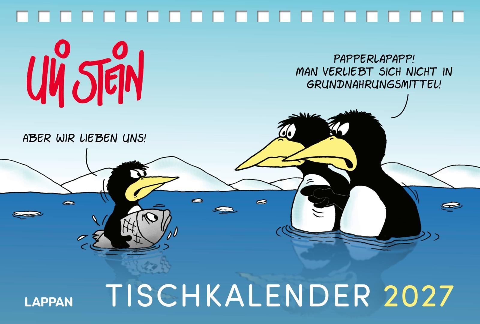 Vorderes Coverbild Uli Stein Tischkalender 2027: Monatskalender zum Aufstellen