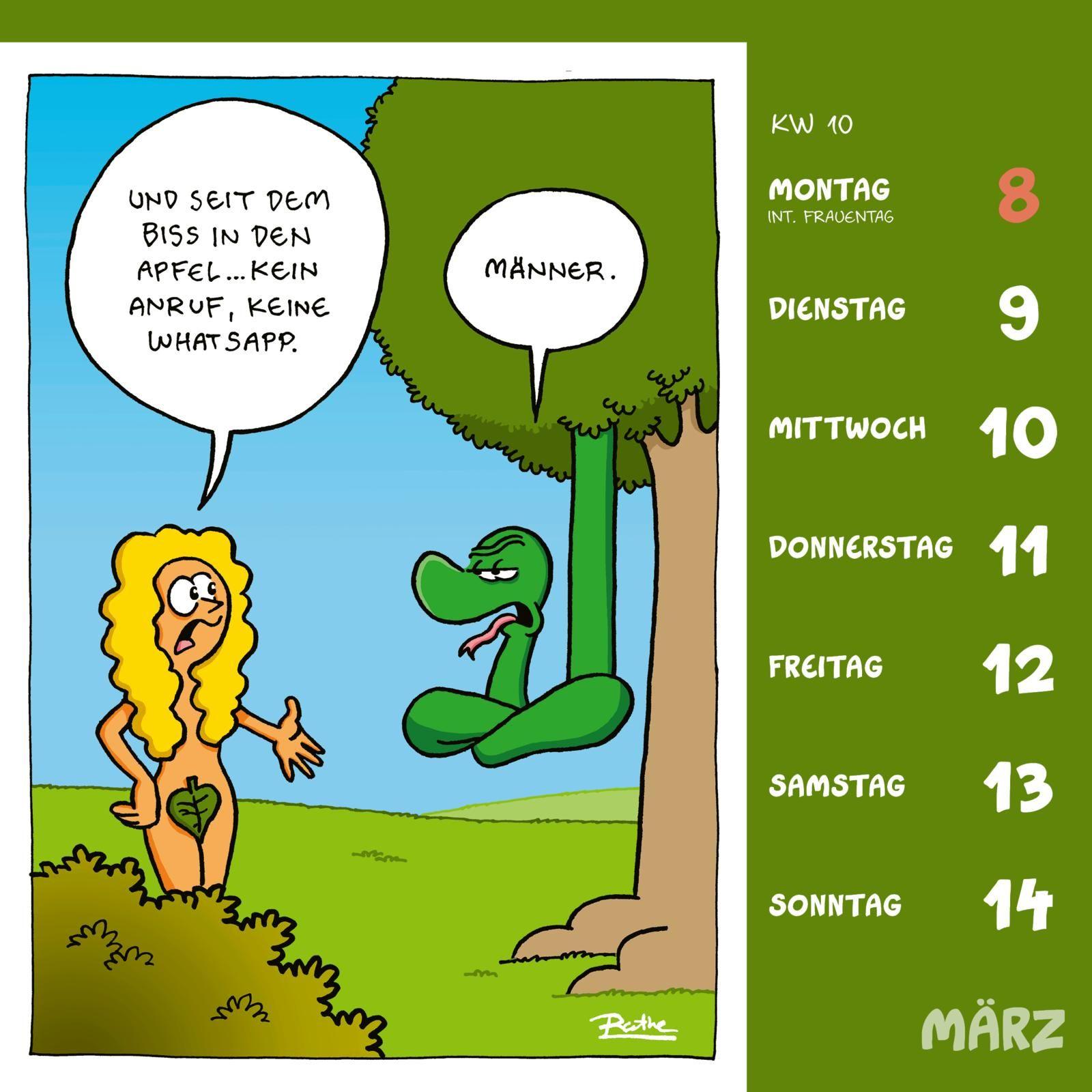 Beispielinhalt (Bild) Shit happens! Postkartenkalender 2027