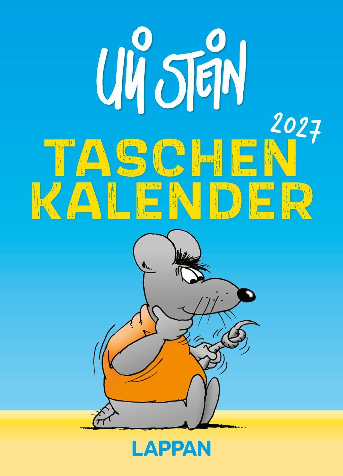 Vorderes Coverbild Uli Stein Taschenkalender 2027
