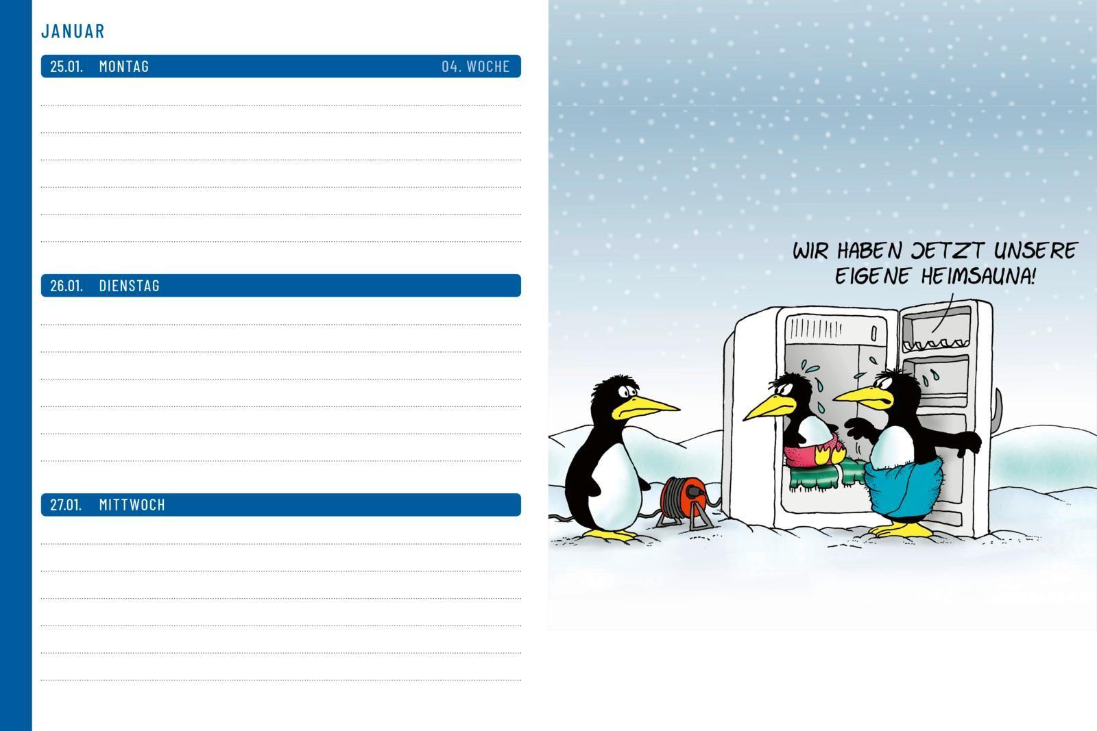 Beispielinhalt (Bild) Uli Stein Terminplaner 2027: Taschenkalender