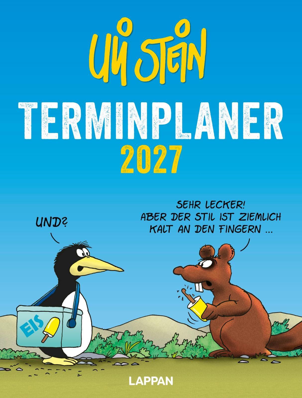 Vorderes Coverbild Uli Stein Terminplaner 2027: Taschenkalender