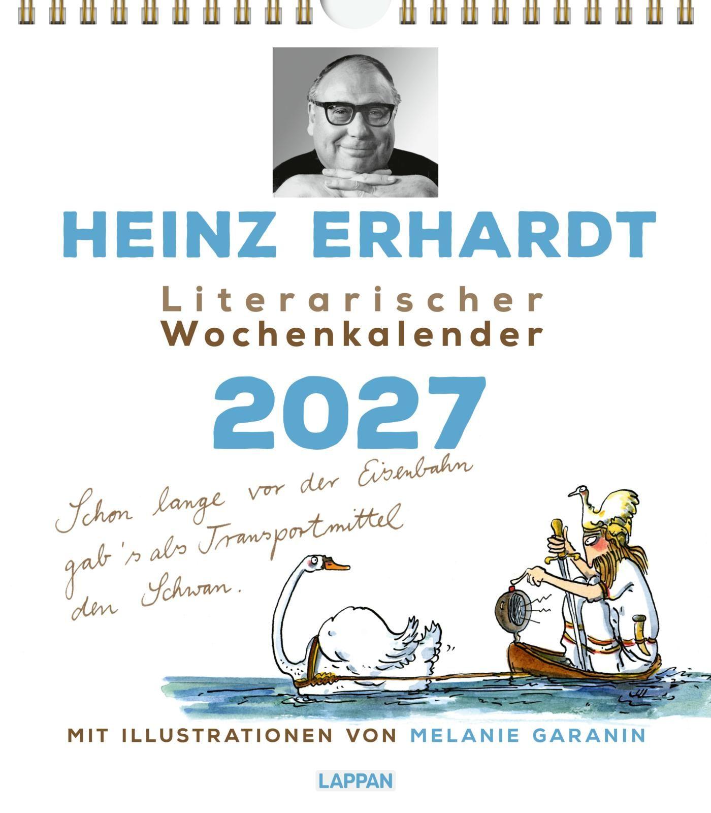 Vorderes Coverbild Heinz Erhardt: Literarischer Wochenkalender 2027