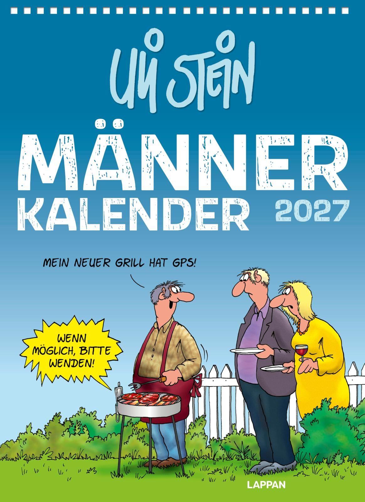 Vorderes Coverbild Uli Stein Männer Kalender 2027: Monatskalender für die Wand