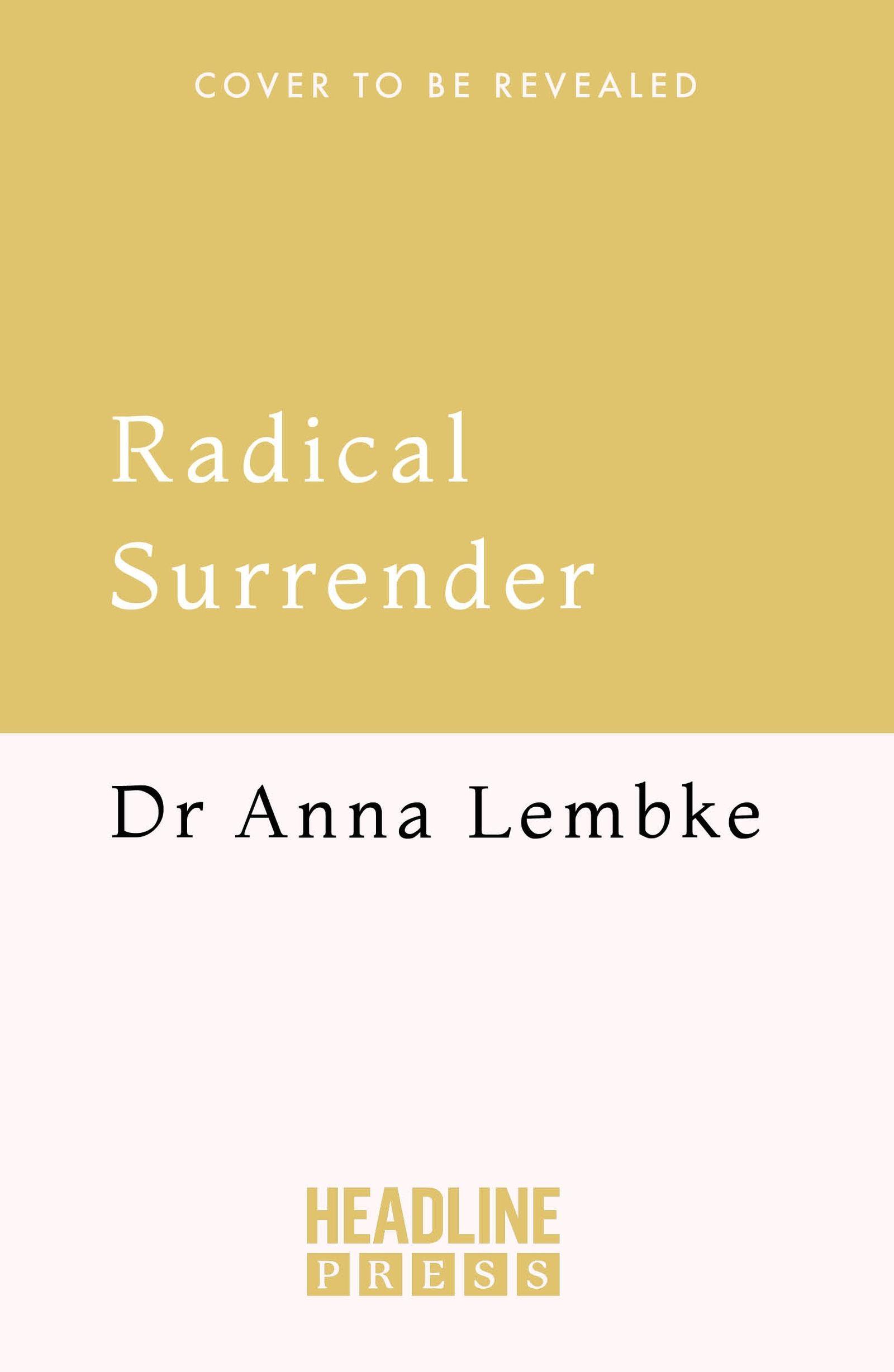 Vorderes Coverbild Radical Surrender
