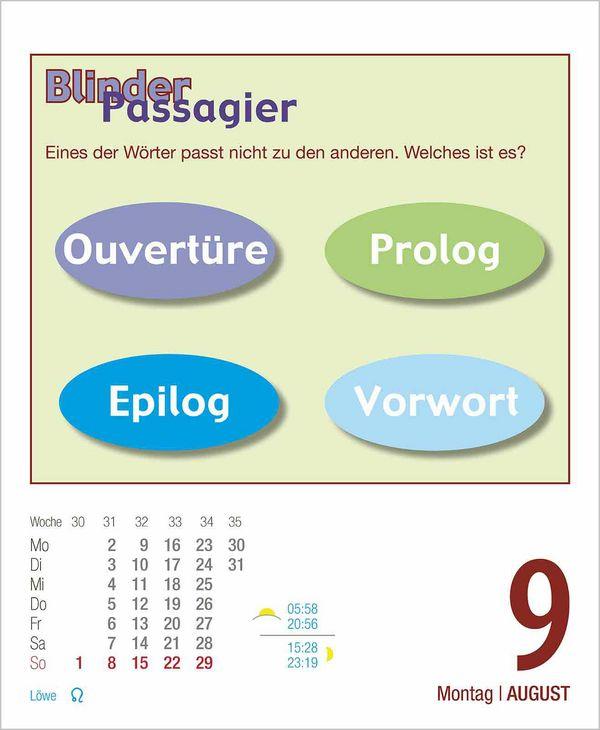 Beispielinhalt (Bild) Rätsel und Denkspiele 2027